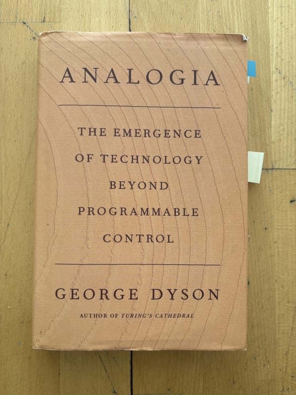 Book review: Analogia by George Dyson